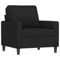 Miniatyrbillede 2 af 8: vidaXL sofasæt 4 dele med hynder velour sort
