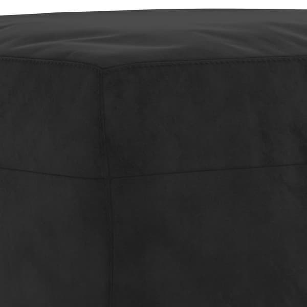 vidaXL sofasæt 3 dele med hynder velour sort