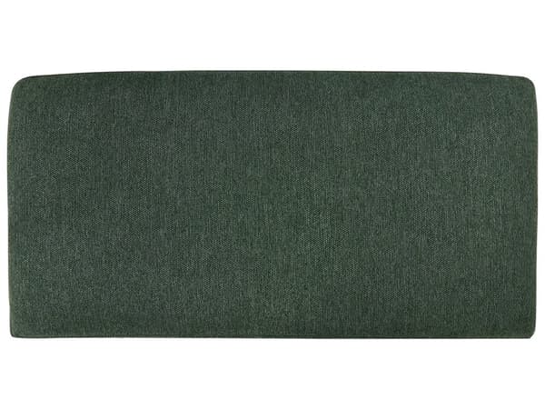 Hörnsoffa Vänstervänd Polyester Mörkgrön 192 x 155 Soffa 2-sits Stoppad Metallben Vävt Tyg Ryggstöd Minimalistisk Modern Vardagsrum