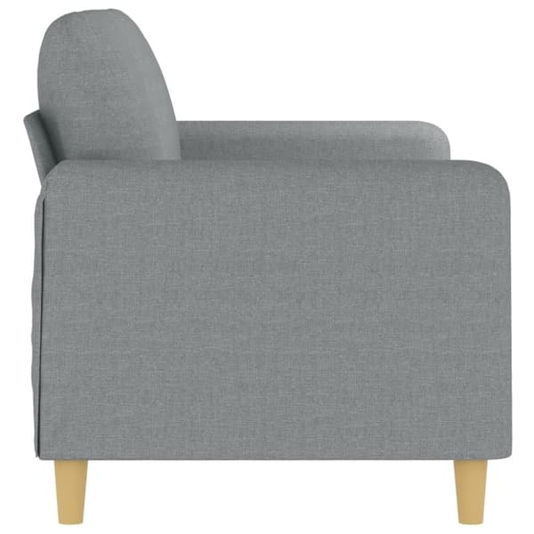 vidaXL 2-personers sofa 140 cm stof lysegrå