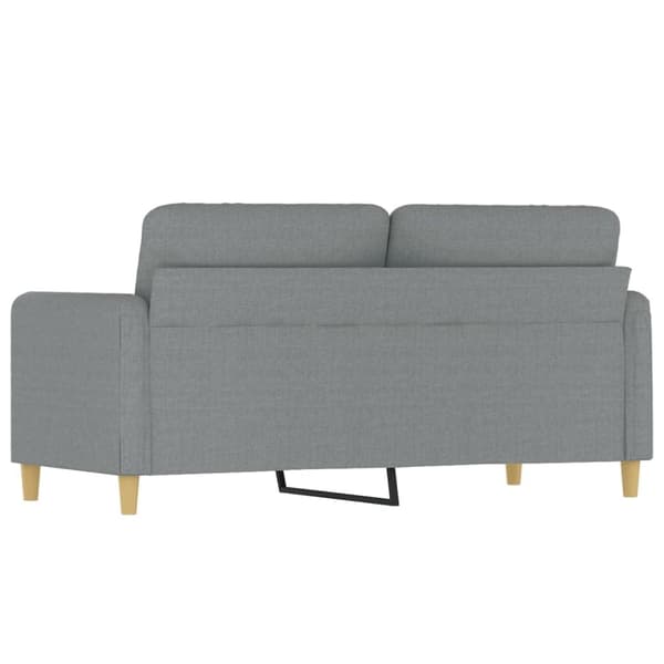 vidaXL 2-personers sofa 140 cm stof lysegrå
