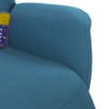 Miniatyrbillede 7 af 11: vidaXL massagestol med fodstøtte fløjl blå