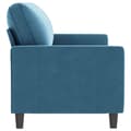 Miniatyrbillede 3 af 8: vidaXL 3-personers sofa 180 cm velour blå