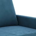 Miniatyrbillede 5 af 8: vidaXL 3-personers sofa 180 cm velour blå