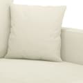 Miniatyrbillede 6 af 8: vidaXL 3-personers sofa 180 cm fløjl cremefarvet
