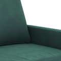 Miniatyrbillede 5 af 8: vidaXL 3-personers sofa 180 cm fløjl mørkegrøn