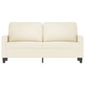 Miniatyrbillede 3 af 8: vidaXL 2-personers sofa 140 cm velour cremefarvet