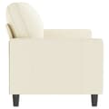 Miniatyrbillede 4 af 8: vidaXL 2-personers sofa 140 cm velour cremefarvet