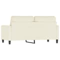 Miniatyrbillede 5 af 8: vidaXL 2-personers sofa 140 cm velour cremefarvet