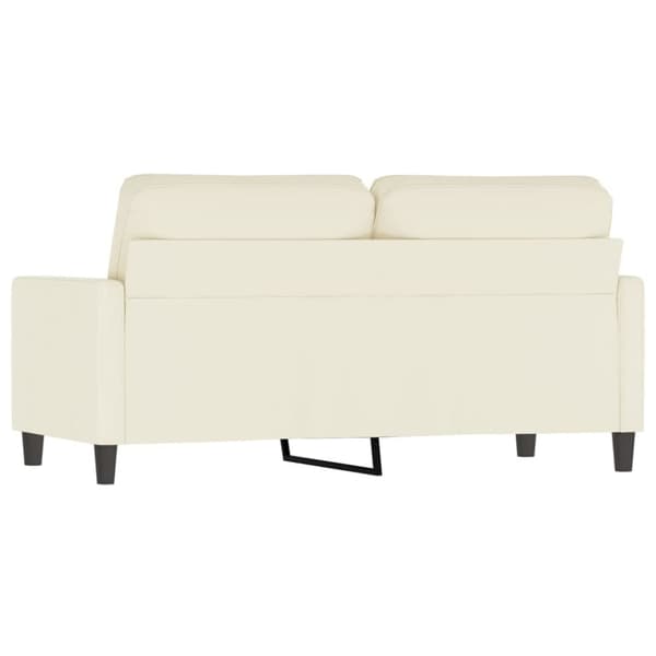 vidaXL 2-personers sofa 140 cm velour cremefarvet