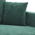 Miniatyrbillede 5 af 8: vidaXL 2-personers sofa 140 cm fløjl mørkegrøn