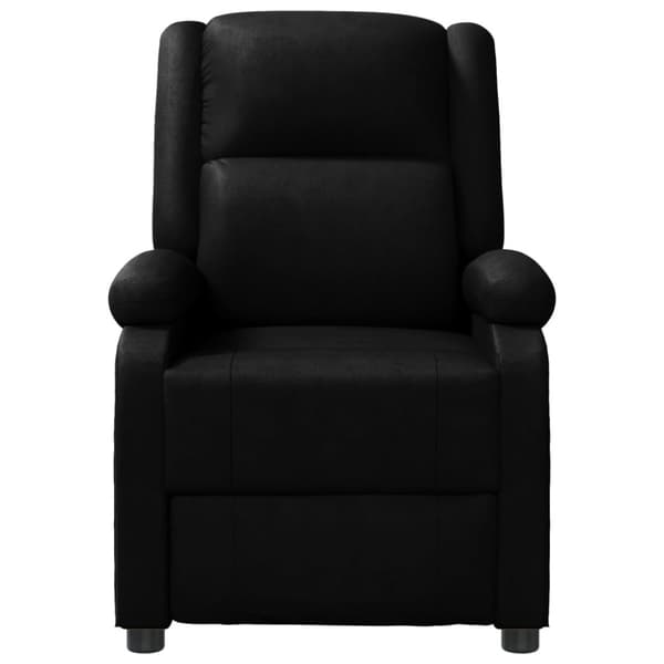 vidaXL Reclinerfåtölj svart konstläder