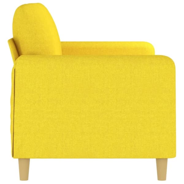 vidaXL 2-personers sofa 140 cm stof lysegul