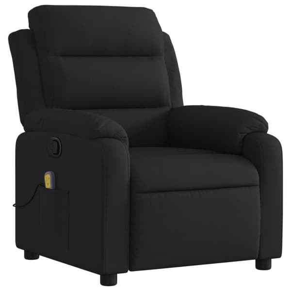 vidaXL massagestol stof sort