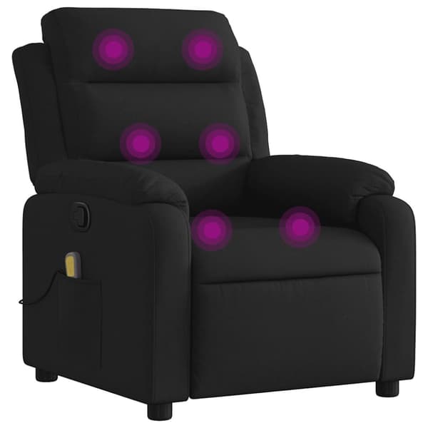 vidaXL massagestol stof sort