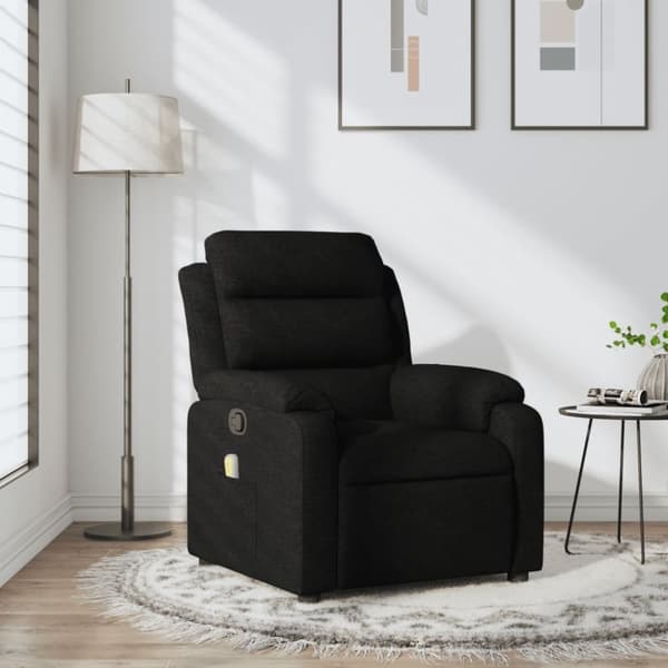 vidaXL massagestol stof sort