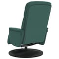 Miniatyrbild 5 av 11: vidaXL Massagefåtölj med fotstöd mörkgrön sammet