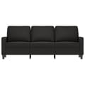 Miniatyrbillede 3 af 8: vidaXL 3-personers sofa 180 cm velour sort