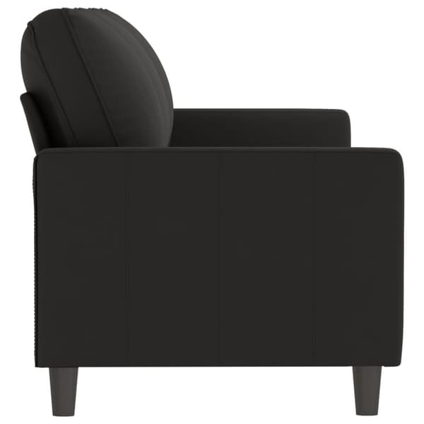 vidaXL 3-personers sofa 180 cm velour sort