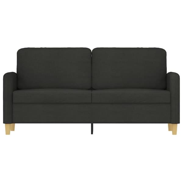 vidaXL 2-sitssoffa svart 140 cm tyg