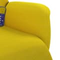 Miniatyrbillede 7 af 11: vidaXL massagestol med fodstøtte fløjl gul