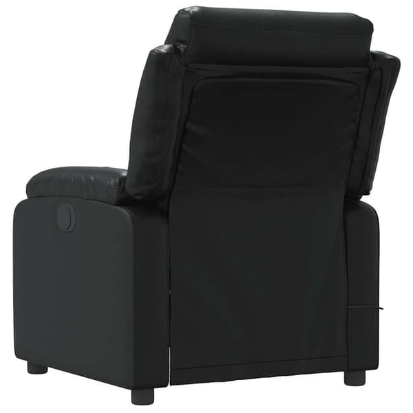 vidaXL massagestol kunstlæder sort
