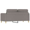 Miniatyrbillede 4 af 8: vidaXL 2-personers sofa 140 cm stof gråbrun