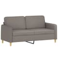 Miniatyrbillede 1 af 8: vidaXL 2-personers sofa 140 cm stof gråbrun