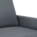 Miniatyrbillede 6 af 8: vidaXL 3-personers sofa 180 cm fløjl mørkegrå