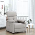 Miniatyrbild 1 av 9: vidaXL Reclinerfåtölj taupe tyg