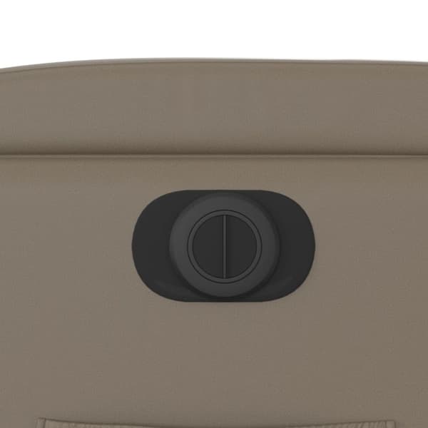 vidaXL Elektrisk reclinerfåtölj cappuccino konstläder