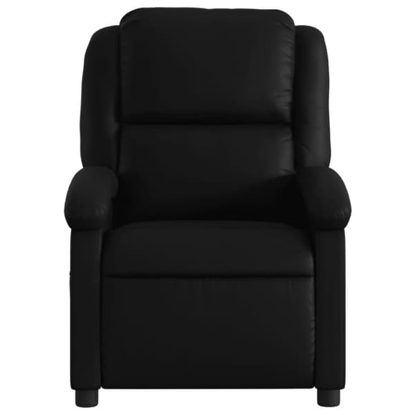 vidaXL Elektrisk reclinerfåtölj svart konstläder