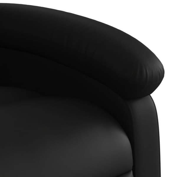 vidaXL Elektrisk reclinerfåtölj svart konstläder