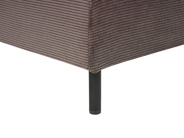 Modulär högra hörnsoffa Brun Manchester 3-sits sektionssoffa Modern design Vardagsrum