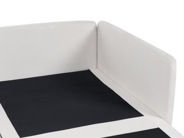 Modulär vänsterhörnsoffa Beige tyg 3-sitsig sektionssoffa Modern design Vardagsrum