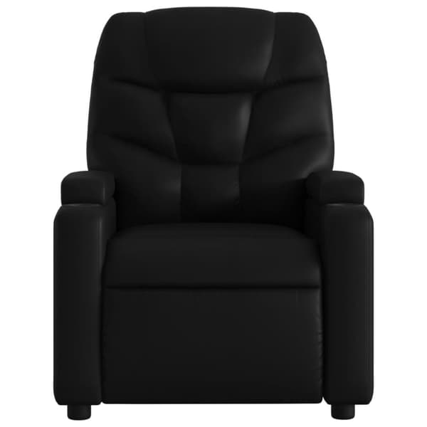 vidaXL Elektrisk reclinerfåtölj svart konstläder