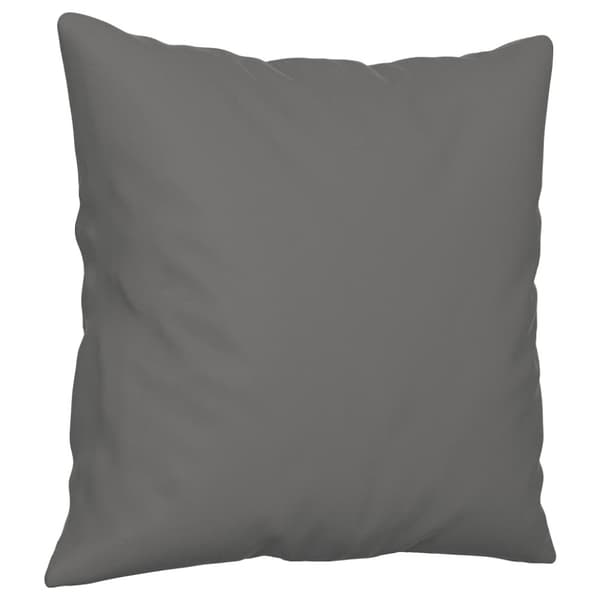 vidaXL 2-personers sofa med puder 120 cm mikrofiberstof mørkegrå