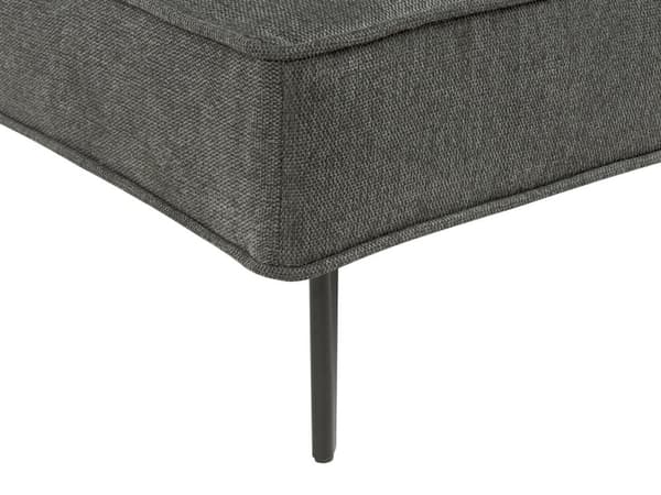 Bäddsoffa Mörkgrå Tyg Modernt Vardagsrum Konvertibel 3-Sitsig Soffa utan Armstöd Minimalistisk Design Vardagsrum Sovrum