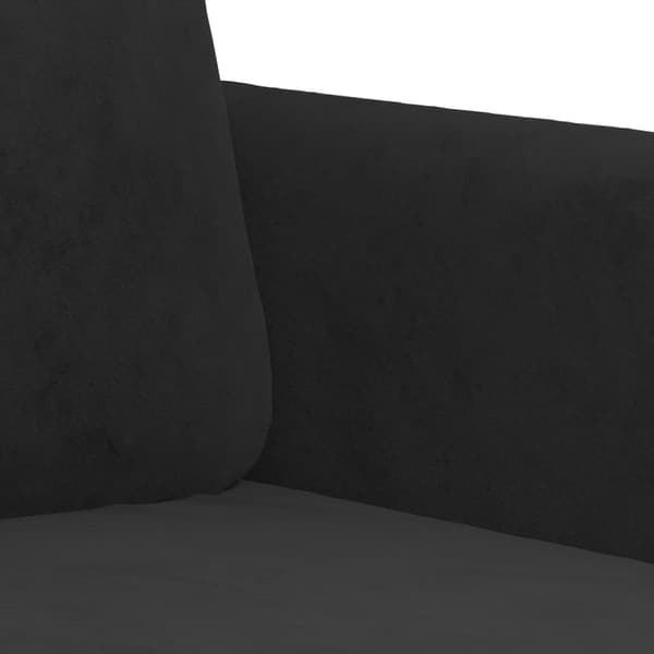 vidaXL Fåtölj Svart 60 cm sammet