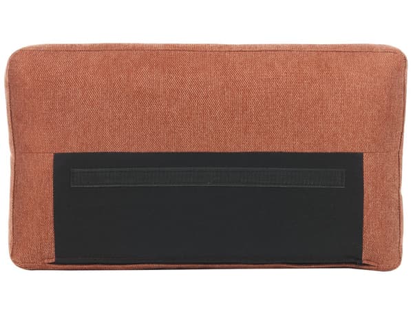Sofa Gyldenbrun Stoff Polstret 3-seter med tykk polstret ryggstøtte Klassisk Retro Design Stue