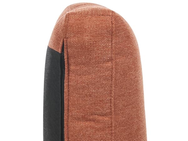 Sofa Gyldenbrun Stoff Polstret 3-seter med tykk polstret ryggstøtte Klassisk Retro Design Stue