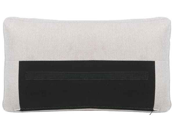 Sofa i Beige-stoff med polstret 2-seters pute og tykt polstret ryggstøtte Klassisk retrodesign Stue