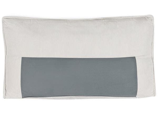 Høyre Hjørnesofa Off-white Stoffsnor med Sovesofa med Uttrekkbar Polstret Rygg med Sovefunksjon