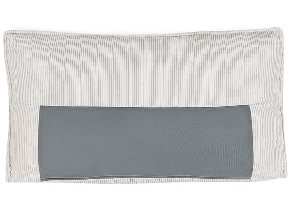 Venstre Hjørnesofa Off-white Stoffsnor med Sovesofa med Uttrekkbar Polstret Rygg med Sovefunksjon