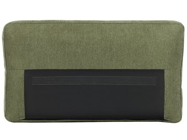Soffa 3-sitsig Grön Klädd Stoppad Kraftigt Vadderad Ryggstöd Klassisk Retro Design Vardagsrum
