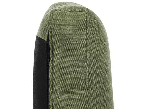 Soffa 3-sitsig Grön Klädd Stoppad Kraftigt Vadderad Ryggstöd Klassisk Retro Design Vardagsrum