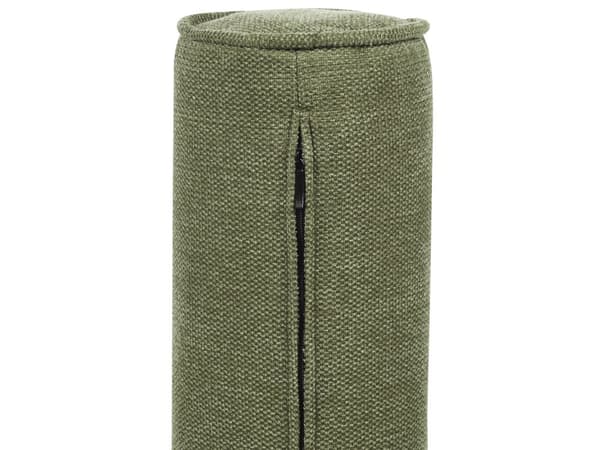 Soffa 3-sitsig Grön Klädd Stoppad Kraftigt Vadderad Ryggstöd Klassisk Retro Design Vardagsrum