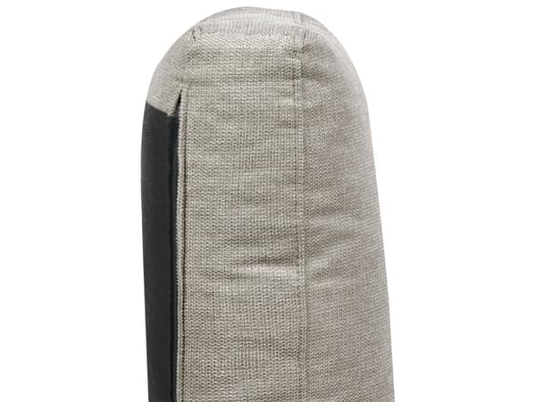 Soffa Taupe Klädd i tyg 3-sits Vadderad Tjock stoppad Rygg Classic Retro Design Vardagsrum