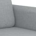 Miniatyrbillede 5 af 9: vidaXL sofasæt 3 dele med hynder stof lysegrå