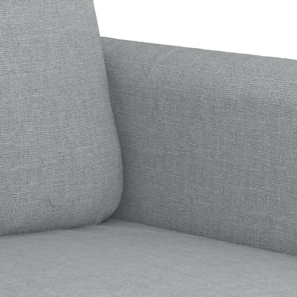 vidaXL sofasæt 3 dele med hynder stof lysegrå